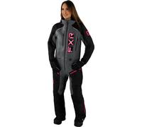 FXR Recruit F.A.S.T. Insulated Ladies One Piece Snowmobile Suit, black/grey, size 14