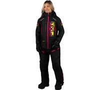 FXR Recruit F.A.S.T. Insulated Ladies One Piece Snowmobile Suit, black/hotpink, size 6