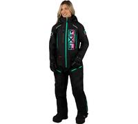 FXR Recruit F.A.S.T. Insulated Ladies One Piece Snowmobile Suit, black/multicoloured, size 4