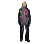 FXR Recruit F.A.S.T. Insulated Ladies One Piece Snowmobile Suit, black-grey, size 12 for Women