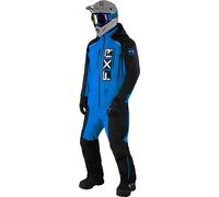 FXR Recruit F.A.S.T. Insulated One Piece Snowmobile Suit, black-blue, size M