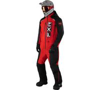 FXR Recruit Lite 2023 One Piece Snowmobile Suit, black-red, size S for Men