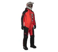 FXR Recruit Lite 2023 One Piece Snowmobile Suit, black-red, size XL for Men