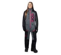 FXR Recruit Lite 2023 Ladies One Piece Snowmobile Suit, black-grey, size 8 for Women
