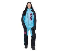 §FXR Recruit Lite Monosuit Women Black-Sky Blue-Electric Pink§