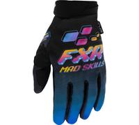 FXR Reflex 2023 Motocross Gloves, pink-blue, size 2XL for Men