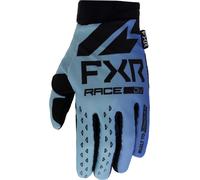FXR Reflex 2023 Youth Motocross Gloves, black/blue, size XL