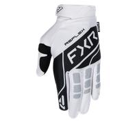 FXR Reflex Dual MX Gloves 26 White/BlackL White,Black