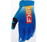 FXR Reflex Motocross Gloves, blue/orange, size XL