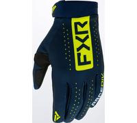 FXR Reflex Motocross Gloves, blue/yellow, size S