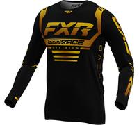 FXR Revo 2024 Youth Motocross Jersey, black-gold, size M