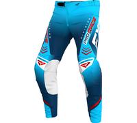 FXR Revo 2024 Youth Motocross Pants, white-blue, size 26