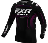 FXR Revo 2025 Motocross Jersey, black/white/purple, size XXL