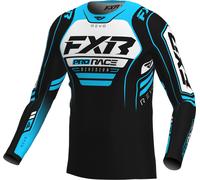 FXR Revo Alpha Motocross Jersey, black-white-blue, size 2XL for Men