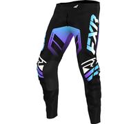 FXR Revo Comp Youth Motocross Pants, black-purple, size XL