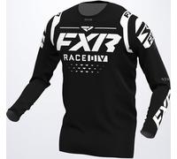 FXR Revo RaceDiv Motocross Jersey, black/white, size M