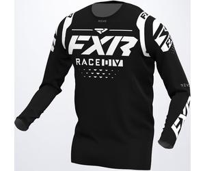 FXR Revo RaceDiv Motocross Jersey, black-white, size XS for Men