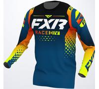FXR Revo RaceDiv Motocross Jersey, blue-orange, size L for Men