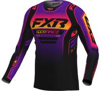 FXR Revo Youth Motocross Jersey, black-purple, size M