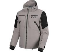 FXR Ridge Pro Trilaminate 2025 Snowmobile Jacket, black-grey, size L for Men