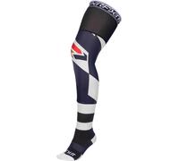 FXR Riding Motocross Socks, black-white-blue, size S M for Men