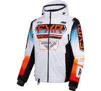 FXR RRX 2025 waterproof Motocross Jacket, white-blue-orange, size 2XL for Men