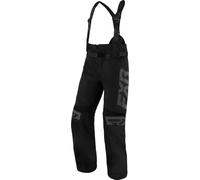 FXR RRX 2025 waterproof Snowmobile Bib Pants, black-grey, size L for Men