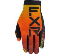 FXR Slip-On Air MX Gear Motocross Gloves, black-orange, size XL for Men