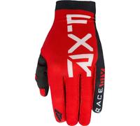 FXR Slip-On Air MX Gear Motocross Gloves, black-white-red, size M for Men