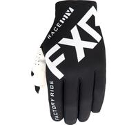 FXR Slip-On Lite MX Gear Motocross Gloves, black/white, size 2XL