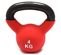 FXR Sports 4kg Rubber Sleeve Iron Kettlebell
