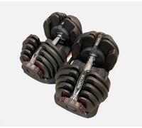 FXR Sports Adjustable Dumbbells 40Kg Pair Home Gym Quick Dial Dumbbell