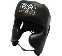 FXR Sports Black Leather Head Guard - Medium