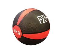 FXR Sports BLACK/RED RUBBER MEDICINE BALL (1/2/3/4/5/6/7/8/9/10KG) (6kg)