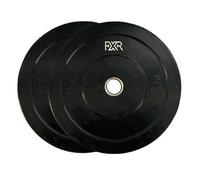 FXR Sports Black Virgin Rubber Bumper Plates - 2 X 5Kg