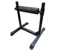 FXR Sports Bulgarian Split Squat Stand, 12-Level Leg Strength Training Machine, Black, Steel, 7.7kg, 66x61x67.5cm