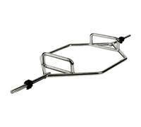 Fxr Sports Chrome Standard 1" Shrug Bar W/ Raised Handles & Quick Release Clamps