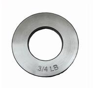 FXR Sports Chromed Fractional 2" Weight Plates - 2 X 0.75 Lbs