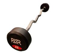 Fxr Sports Ez Round Rubber Barbell 25Kg