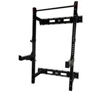 FXR Sports Folding Wall Mounted Squat Rack With Spotters