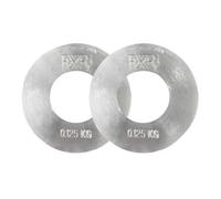FXR Sports Fractional 2" Chrome Weight Plates - 2 X 0.125Kg
