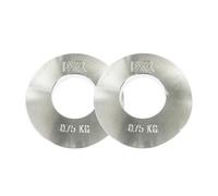 FXR Sports Fractional 2" Chrome Weight Plates - 2 X 0.75Kg