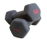 Fxr Sports Neoprene Dumbbell Gym Weights (2 X 2Kg)
