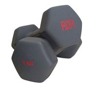 Fxr Sports Neoprene Dumbbell Gym Weights (2 X 5Kg)