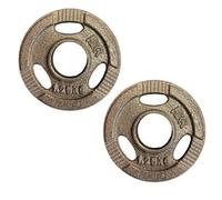 FXR Sports Olympic 2" Tri-Grip Cast Iron Weight Plates - 2 X 1.25Kg