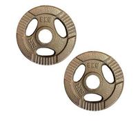 FXR Sports Olympic 2" Tri-Grip Cast Iron Weight Plates - 2 X 5Kg