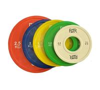 FXR Sports Olympic Precision Fractional Rubber Change Weightlifting Plates 2" 50mm Set