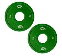 FXR Sports Precision Fractional Rubber Change Weightlifting Plates - 2 X 1Kg