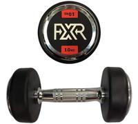FXR Sports Round Rubber Dumbbells - 2 X 10Kg
