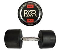 FXR Sports Round Rubber Dumbbells - 2 X 34Kg
